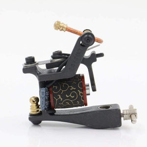 Planet Gates Iron Tattoo Guns T-Dial Tattoo Machine 10 Wrap Coils Tatoo Machines Liner For Tattoo Supplies Free Shipping