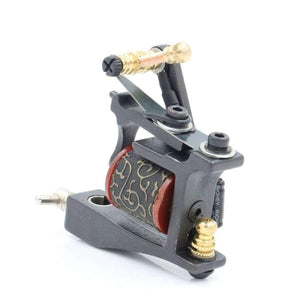 Planet Gates Iron Tattoo Guns T-Dial Tattoo Machine 10 Wrap Coils Tatoo Machines Liner For Tattoo Supplies Free Shipping