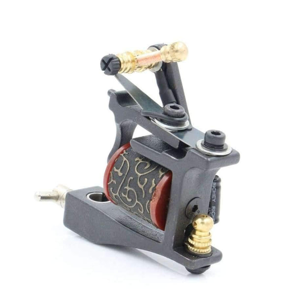Planet Gates Iron Tattoo Guns T-Dial Tattoo Machine 10 Wrap Coils Tatoo Machines Liner For Tattoo Supplies Free Shipping