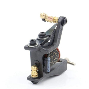 Planet Gates Iron Tattoo Guns T-Dial Tattoo Machine 10 Wrap Coils Tatoo Machines Liner For Tattoo Supplies Free Shipping