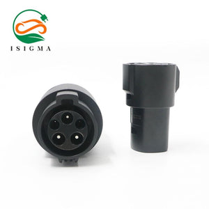 Planet Gates ISIGMA EV Charger Electric Car Adapter EVSE Charing SAE J1772 Socket Type1 Inlet to Tesla Female Connector 16A 32A 1 Phase