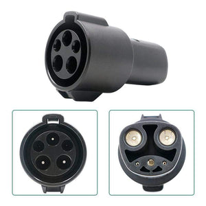 Planet Gates ISIGMA EV Charger Electric Car Adapter EVSE Charing SAE J1772 Socket Type1 Inlet to Tesla Female Connector 16A 32A 1 Phase