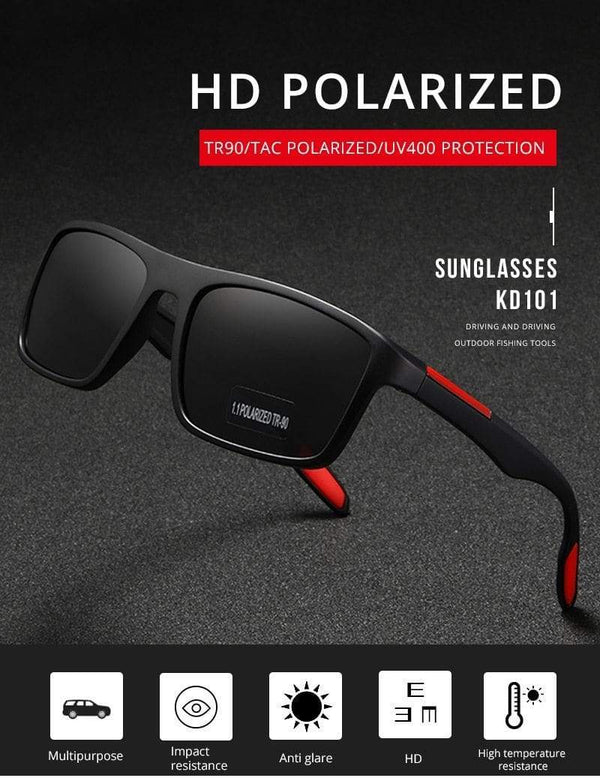 Planet Gates Italy Design TR90 Polarized Sunglasses Men Women Sports Driving Shades KDEAM UV400 Unbreakable Sun Glasses With Box