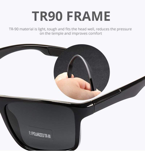 Planet Gates Italy Design TR90 Polarized Sunglasses Men Women Sports Driving Shades KDEAM UV400 Unbreakable Sun Glasses With Box