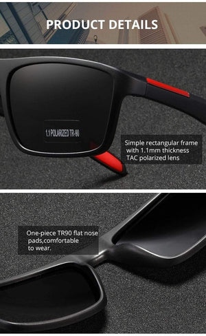 Planet Gates Italy Design TR90 Polarized Sunglasses Men Women Sports Driving Shades KDEAM UV400 Unbreakable Sun Glasses With Box