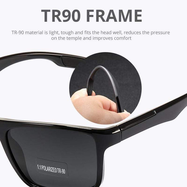 Planet Gates Italy Design TR90 Polarized Sunglasses Men Women Sports Driving Shades KDEAM UV400 Unbreakable Sun Glasses With Box
