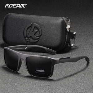 Planet Gates Italy Design TR90 Polarized Sunglasses Men Women Sports Driving Shades KDEAM UV400 Unbreakable Sun Glasses With Box