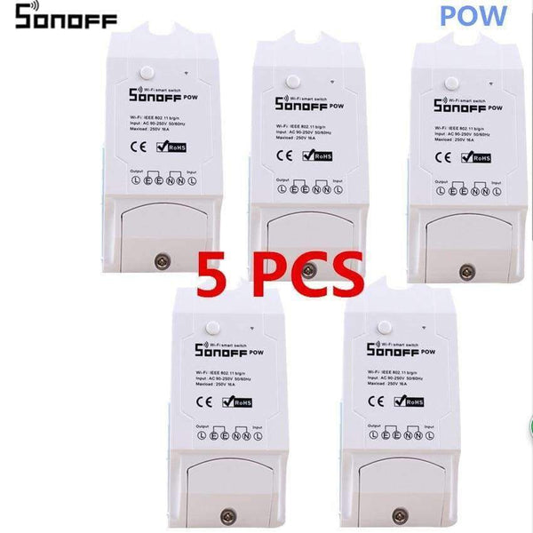 Planet Gates ITEAD Sonoff Pow WiFi Wireless Smart Switch 16A With Power Consumption Measurement Home Appliance Smart Home For IOS Android 28