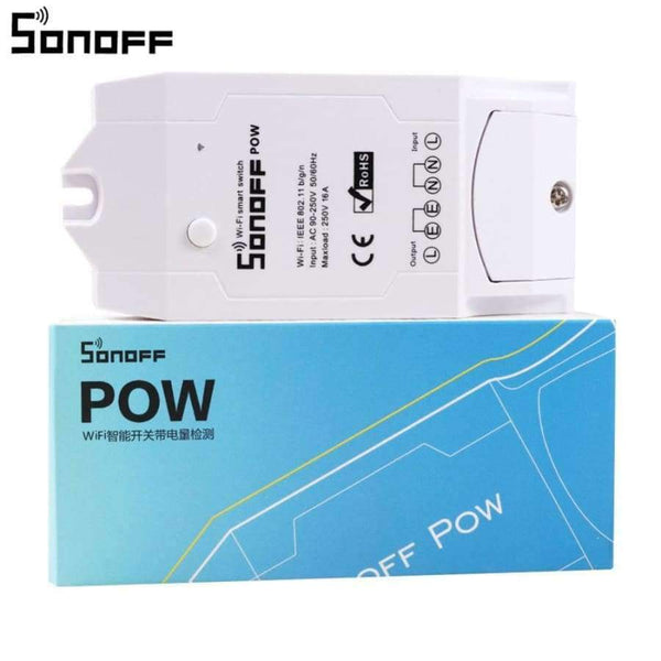 Planet Gates ITEAD Sonoff Pow WiFi Wireless Smart Switch 16A With Power Consumption Measurement Home Appliance Smart Home For IOS Android 28