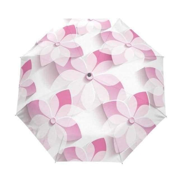 Planet Gates item9 / China Automatic 3D Floral Guarda Chuva White Chinese Sun Umbrella 3 Folding Umbrella Rain Women Anti UV Outdoor Travel Sombrinha