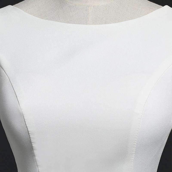 Planet Gates Ivory / 4 Wedding Dress 2018 Button Backless Long Sleeves Zip Robe de Bridal Dresses Robe de Marriage Wedding Gowns