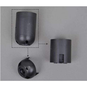 Planet Gates Ivory IWHD DIY Fitting E27 Lamp Bulb Holder E14 Black White 110v-220v Lighting Accessory Fitting E27 Socket Base Portalmapara