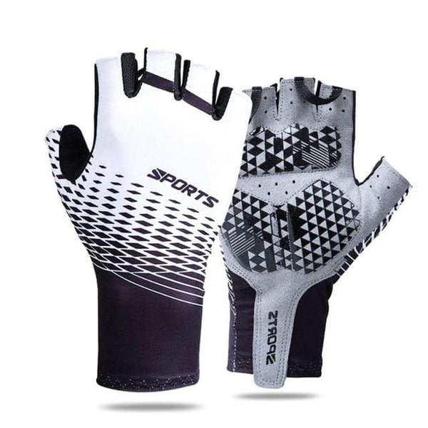 Planet Gates Ivory / M Men Half Finger Cycling Gloves Summer Women Racing Bike Gel Gloves Road Bike Anti-slip Bicycle Sport Glove