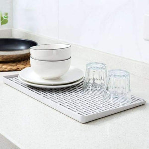 Planet Gates Ivory Multifunctional Double Layer Kitchen Drain Shelf Sink Draining Rack Tray Dish Bowl Storage Holder Vegetable Fruits Draing Board