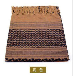 Planet Gates Ivory Scarves Men Winter Military Keffiyeh Windproof Scarf  Hijab Shemagh Tactical Desert Square Wargame