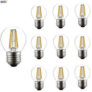 Planet Gates IWHD Bombilla Dekorace Vintage Retro Žárovky 4W G45 Filament LED Edison Žárovka Ampoule Gloeilamp E14 E27