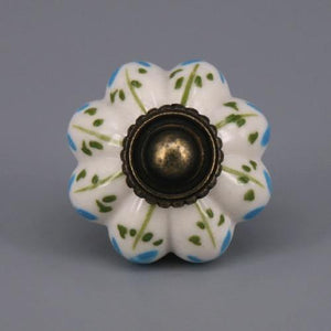 1x Hot selling Pumpkins Knobs Ceramic Kitchen Cupboard Cabinet Wardrobe Baby Children Room Pull Drawer 33mm Porcelain Handle