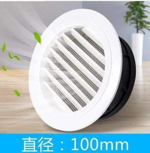 Adjustable round plastic air ventilation cover Fan Outlet Vent Extractor ceiling hole for kitchen bath air outlet fresh system