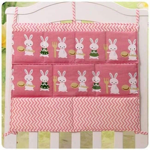 Planet Gates J Cartoon Rooms Nursery Hanging Storage Bag Baby Cot Bed Crib Organizer  60*52cm Toy Diaper Pocket for Newborn Crib Bedding Set