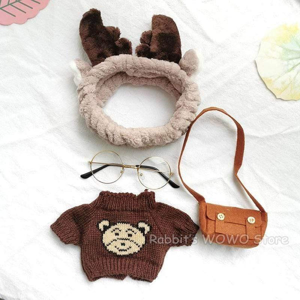 30cm LaLafanfan Cafe Duck Plush Toy Doll Clothes  Cartoon Yellow Duck Stuffed Dolls Doll Accessories Kids Toys Gift For Children