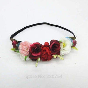 Planet Gates J / free size 2018 Bride Wedding Flower Headband Wreath Hairband Party Flower Girl Hair Accessories Flower Crown garland Flower Headpiece