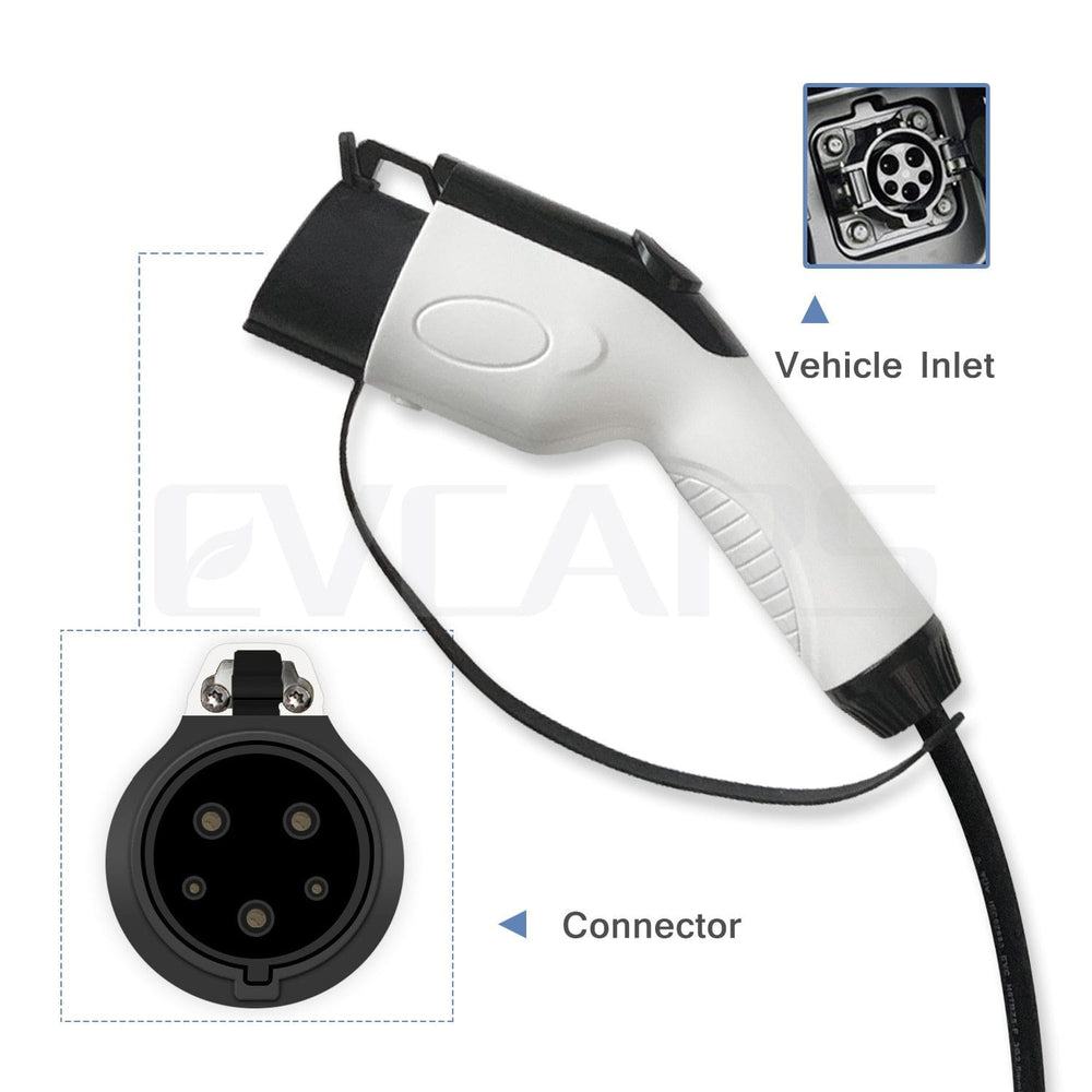Planet Gates J1772 EV Charger Type 1 Level 2 EVSE 5m Portable Adjustable Controlle Electric Car Charging Stations