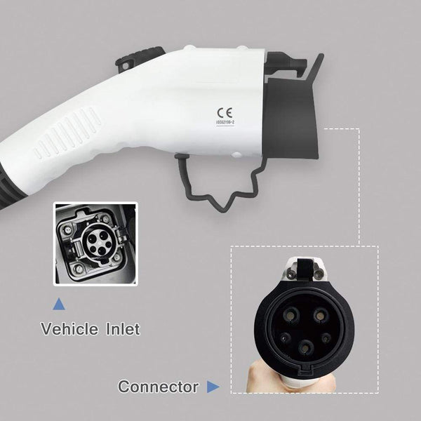 Planet Gates J1772 Type 1 5m  black cable ev charging station EVSE 10 16 20 24 32A for Electric Car home Charger Timer Function