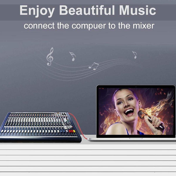 Planet Gates Jack Cable 3.5mm to Double 6.35mm Aux Cable 2mono 6.5 Jack to 3.5 Male for Mixer Amplifier Speaker 6.5mm 3.5 Jack Splitter Cable