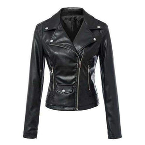 Planet Gates Jacket 2 / S Gothic faux leather coats Women Winter Autumn Fashion Motorcycle Jacket Black  Outerwear faux leather PU Jacket 2018 Coat HOT