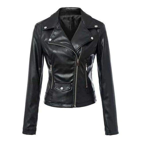 Planet Gates Jacket 2 / S Gothic faux leather coats Women Winter Autumn Fashion Motorcycle Jacket Black  Outerwear faux leather PU Jacket 2018 Coat HOT