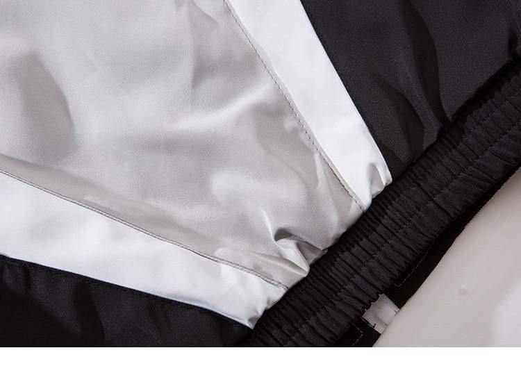 Planet Gates Jacket Windbreaker Men Colorful Patchwork Jacket Coat Casual Zip Up Harajuku Track Jacket Streetwear