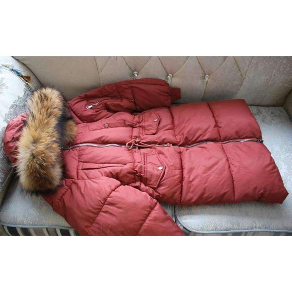 Planet Gates Jacket Women 2018 Female Parka With Large Real Raccoon Fur Hooded Coats And Jackets Thick Warm Parkas Outwear Plus Size