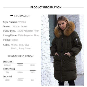 Planet Gates Jacket Women 2018 Female Parka With Large Real Raccoon Fur Hooded Coats And Jackets Thick Warm Parkas Outwear Plus Size