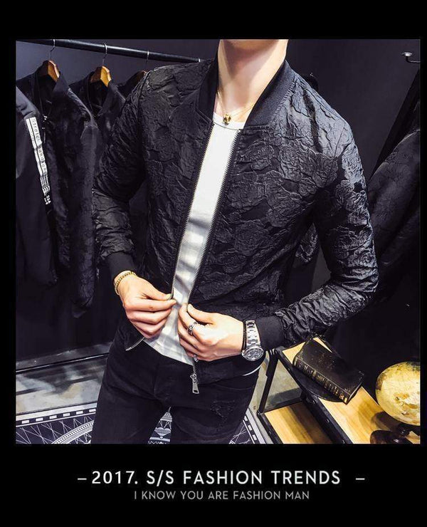 Planet Gates Jacquard Bomber Jackets Men Luxury Wine Red Black Grey Party Jacket Outfit Club Bar Coat Men  4XL