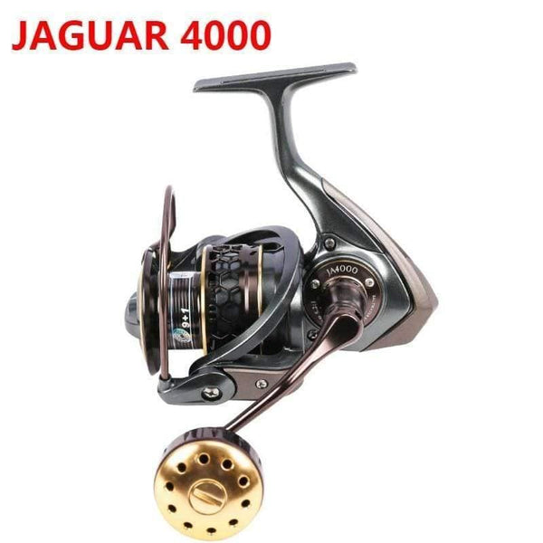 Planet Gates Jaguar 1000 2000 3000 4000 5000 Spinning Fishing Reel 9+1BB .2:1 4Kg Double Metal Spool Lure Reel Moulinet Peche