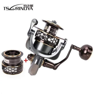 Planet Gates Jaguar 1000 2000 3000 4000 5000 Spinning Fishing Reel 9+1BB .2:1 4Kg Double Metal Spool Lure Reel Moulinet Peche