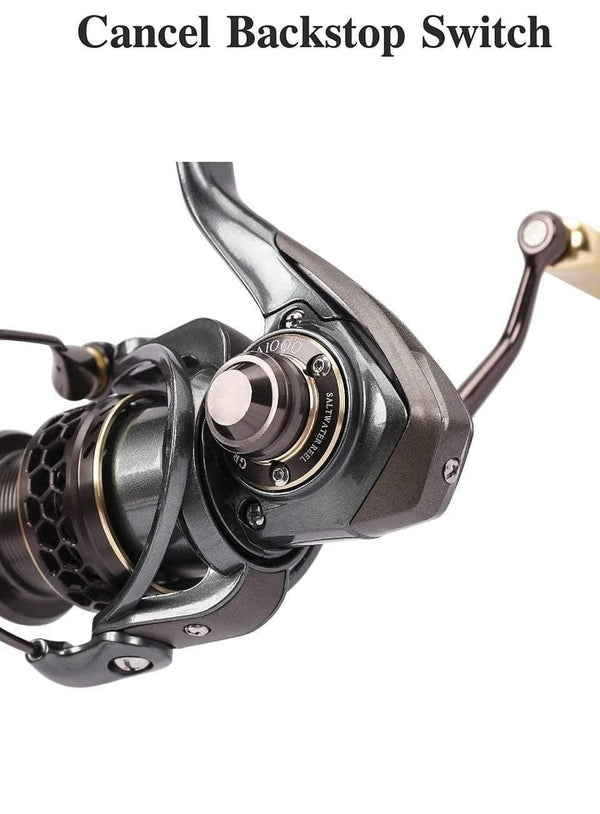 Planet Gates Jaguar 1000 2000 3000 4000 5000 Spinning Fishing Reel 9+1BB .2:1 4Kg Double Metal Spool Lure Reel Moulinet Peche