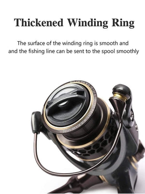 Planet Gates Jaguar 1000 2000 3000 4000 5000 Spinning Fishing Reel 9+1BB .2:1 4Kg Double Metal Spool Lure Reel Moulinet Peche