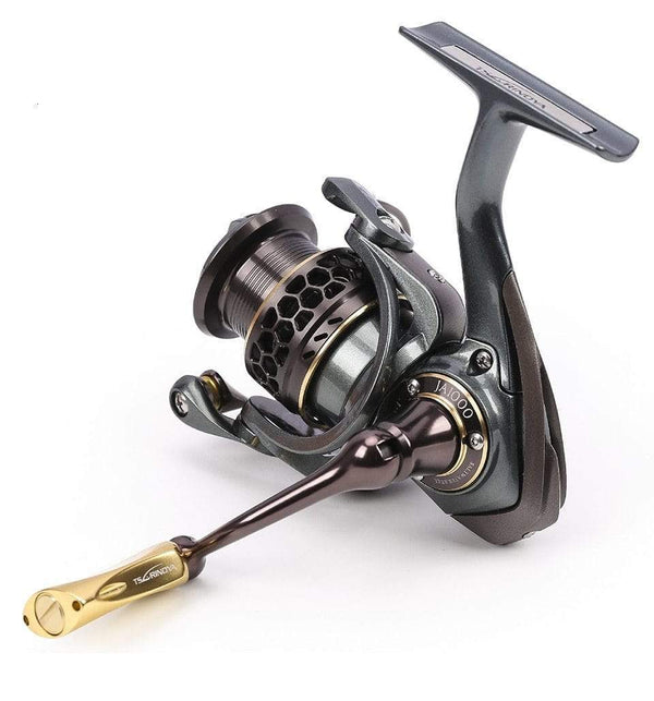Planet Gates Jaguar 1000 2000 3000 9+1BB Fishing Spinning Reel Carp Saltwater Fishing Reel Spinning Metal Handle 2 Spool Reels Coil