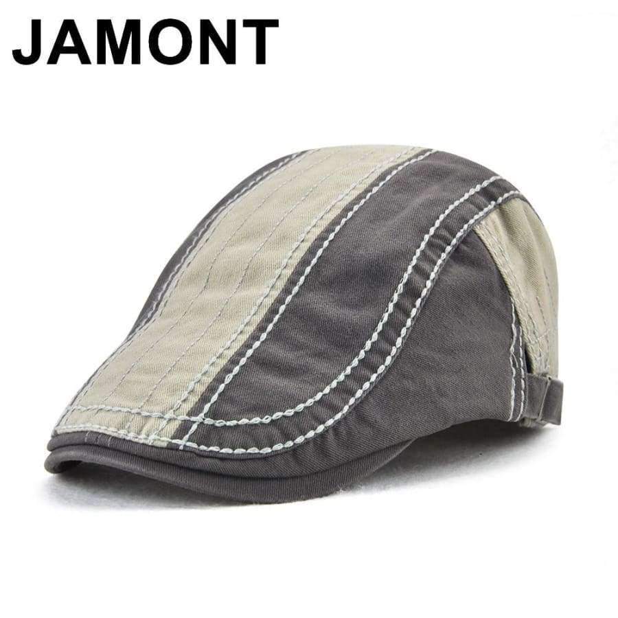 Planet Gates Jamont Retro Beret Cap For Men Casual Visor Ivy Peaked Cap Gorras Planas Flat Caps Mens Soft Cotton Patchwork Boina Newsboy Hats