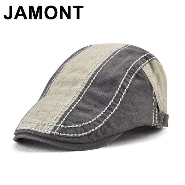 Planet Gates Jamont Retro Beret Cap For Men Casual Visor Ivy Peaked Cap Gorras Planas Flat Caps Mens Soft Cotton Patchwork Boina Newsboy Hats