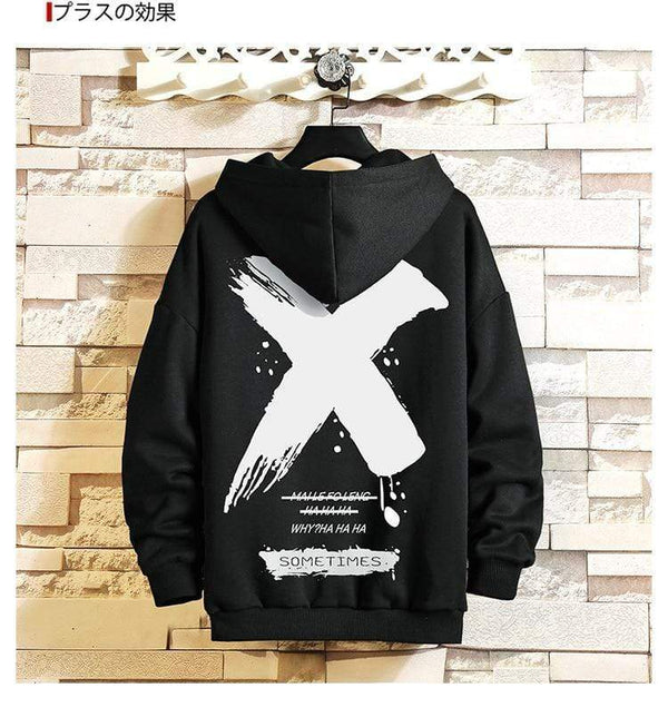 Planet Gates Japan Style Casual O-Neck 2021 Spring Autumn Print Hoodie Sweatshirt Men'S Thick Fleece Hip Hop High Streetwear Clothes