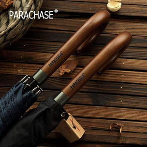 Planet Gates Japanese Brand Long Umbrella 8K Windproof Wooden Handle Large Men Umbrellas Rain Quality Classic Business Paraguas