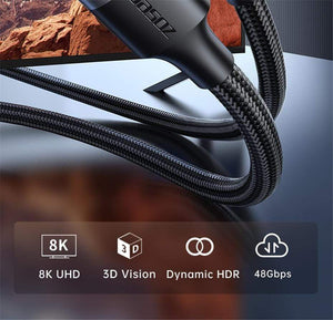 Planet Gates Jasoz HDMI 2.1 Cable 5m 8K 60Hz 2.0 4K 120Hz 48Gbps eARC HDR Video Cord for Amplifier TV PS4 5 RTX3080 Projector High Definition