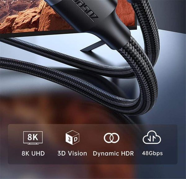 Planet Gates Jasoz HDMI 2.1 Cable 5m 8K 60Hz 2.0 4K 120Hz 48Gbps eARC HDR Video Cord for Amplifier TV PS4 5 RTX3080 Projector High Definition