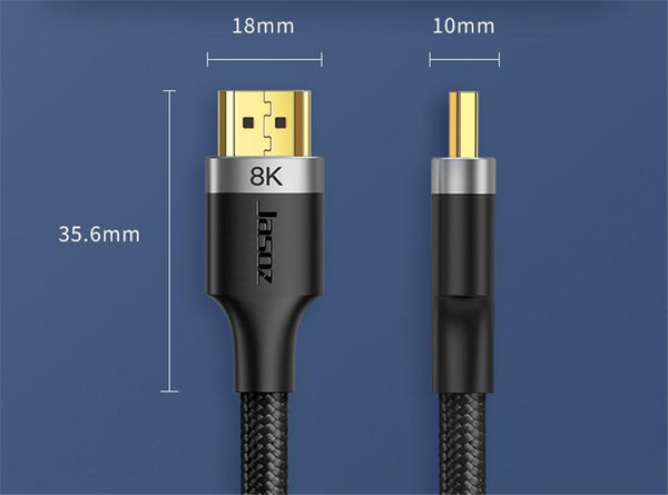 Planet Gates Jasoz HDMI 2.1 Cable 5m 8K 60Hz 2.0 4K 120Hz 48Gbps eARC HDR Video Cord for Amplifier TV PS4 5 RTX3080 Projector High Definition