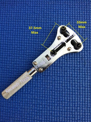 Planet Gates Jaxa Style Stainless Steel Watch Back Case Opener Battery Change Screw Tool Kits Watch Repair Tool Kits