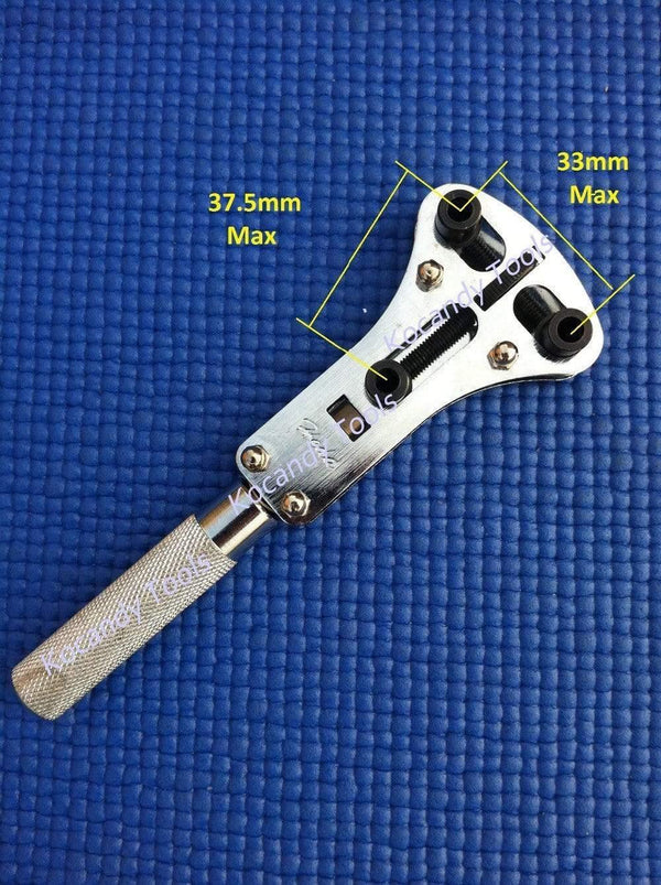 Planet Gates Jaxa Style Stainless Steel Watch Back Case Opener Battery Change Screw Tool Kits Watch Repair Tool Kits