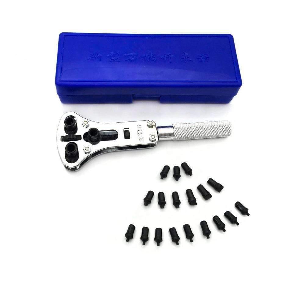 Planet Gates Jaxa Style Steel Professional Watch Back Case Opener Screwdriver Tool Kits Watch Repair Tool Kits