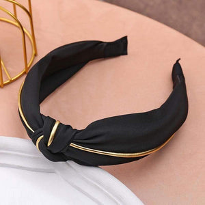 Headband Knot Hair Hoop For Women Simple Cotton Fabric Cross Pearl  Girls Hairband Hair Accessories DSFG05
